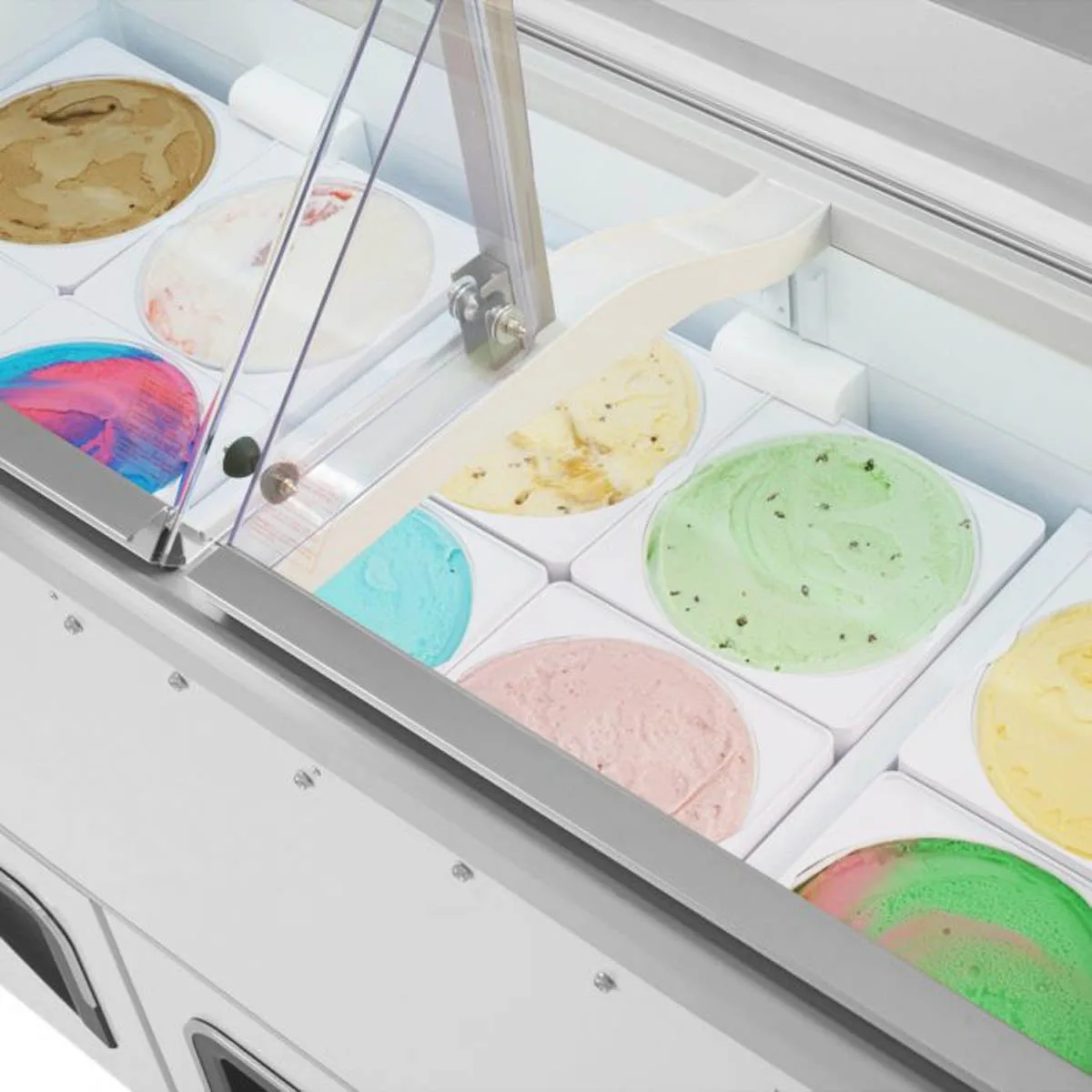 Turbo Air TIDC-47W-N 47″ Curved Glass Ice Cream Dipping Cabinet 3