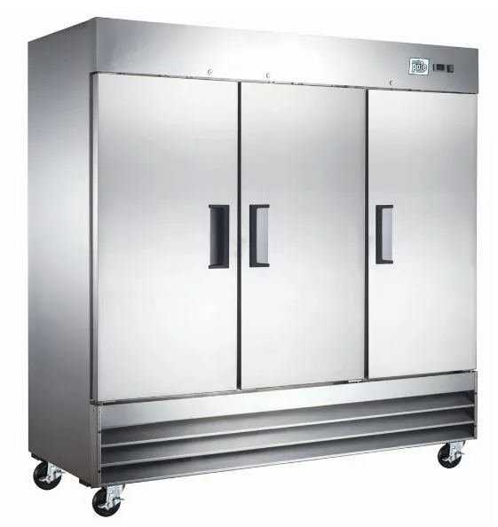 North Pole 3 Door Reach-in Refrigerator