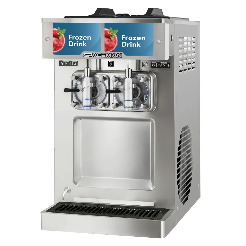 Spaceman 6695-CL Frozen Drink Machine w/ (2) 16 qt Bowls – 320 Servings/hr., 21″W, 208-230v/1ph