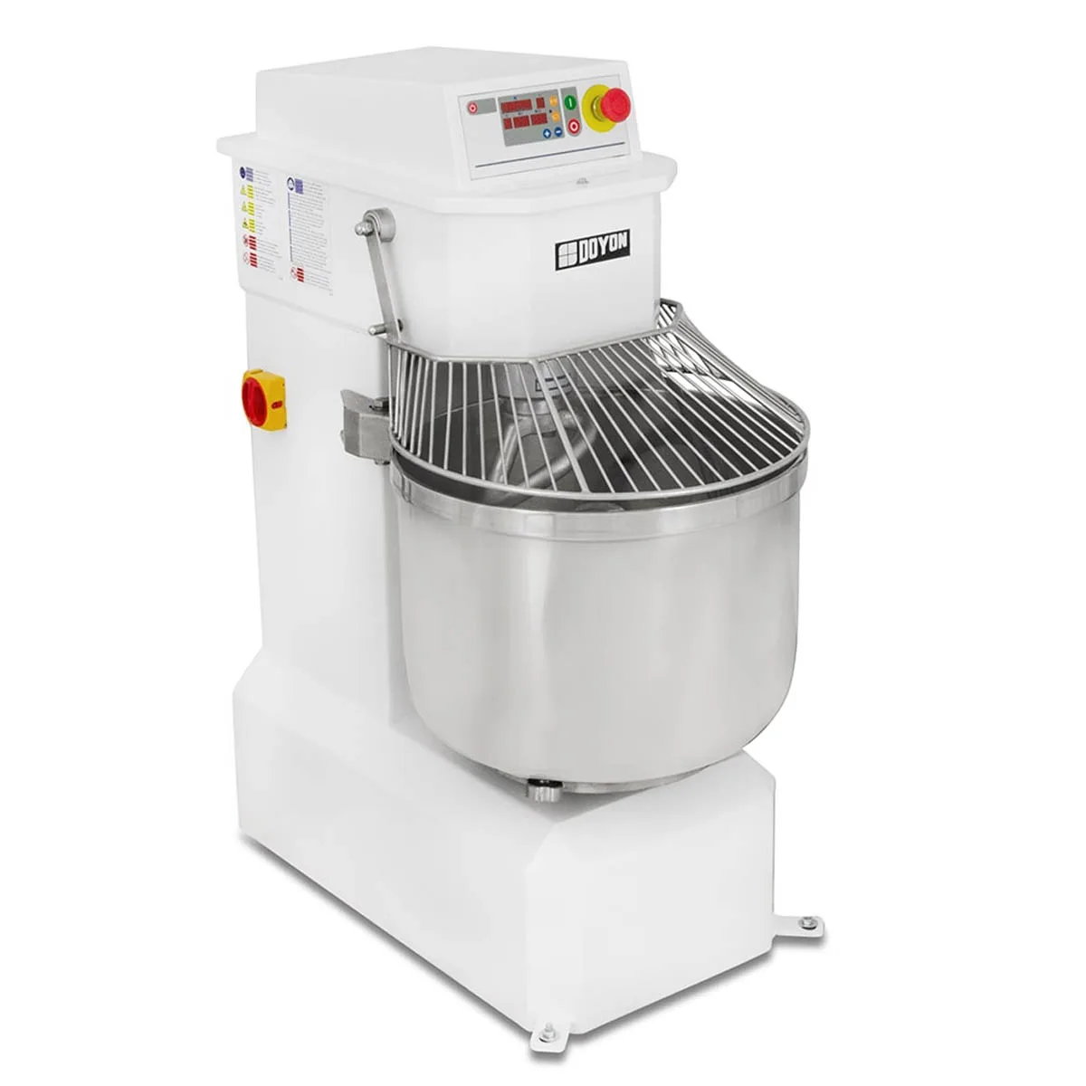 Doyon AEF025SP Spiral Mixer with 54-Qt Fixed Bowl, 2-Speed, 88 lbs Dough Capacity, 4 Hp