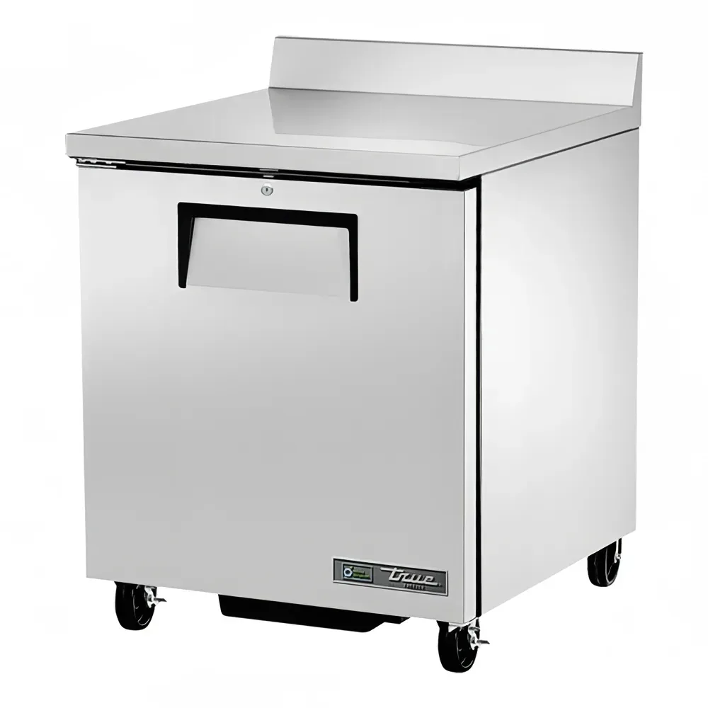 True TWT-27F-HC 28″ W Worktop Freezer w/ (1) Section & (1) Left Hinge Door, 115v