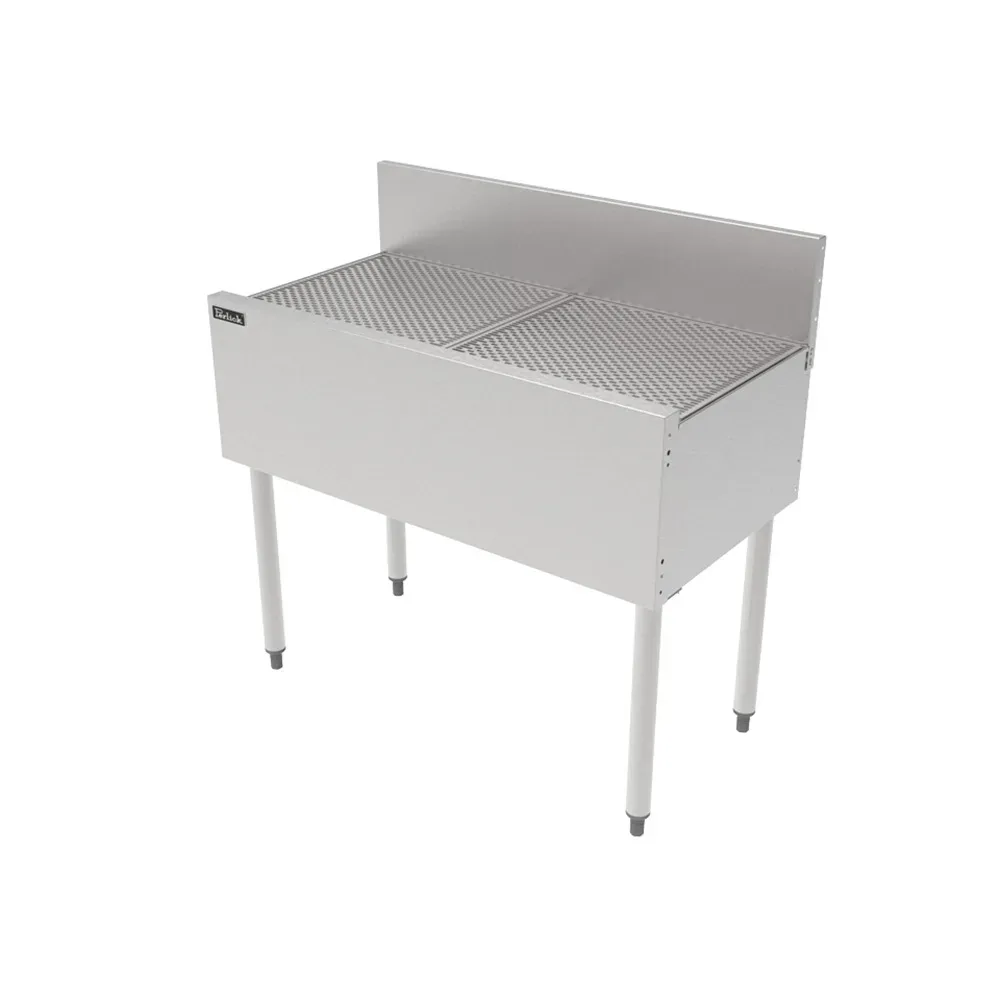 Perlick TS36DB Underbar Freestanding Drainboard – 6″ Backsplash, 36″ x 18 9/16″