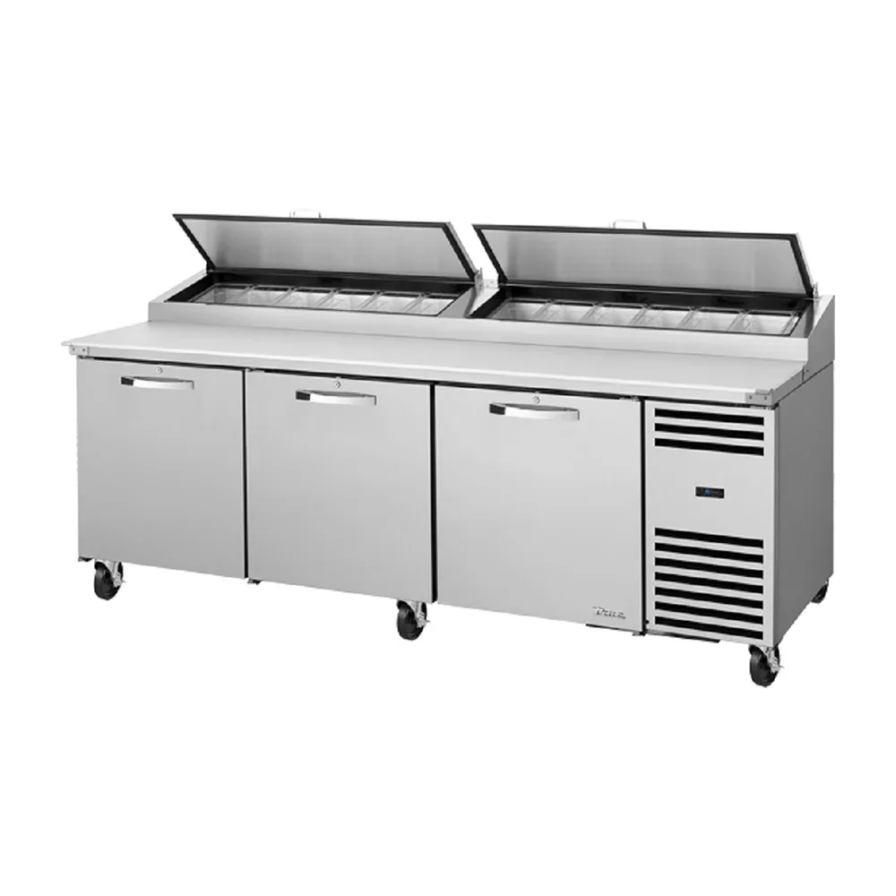 True TPP-AT2-93-HC~SPEC3 93 3/8″ Spec Series® Pizza Prep Table w/ Refrigerated Base, 115v