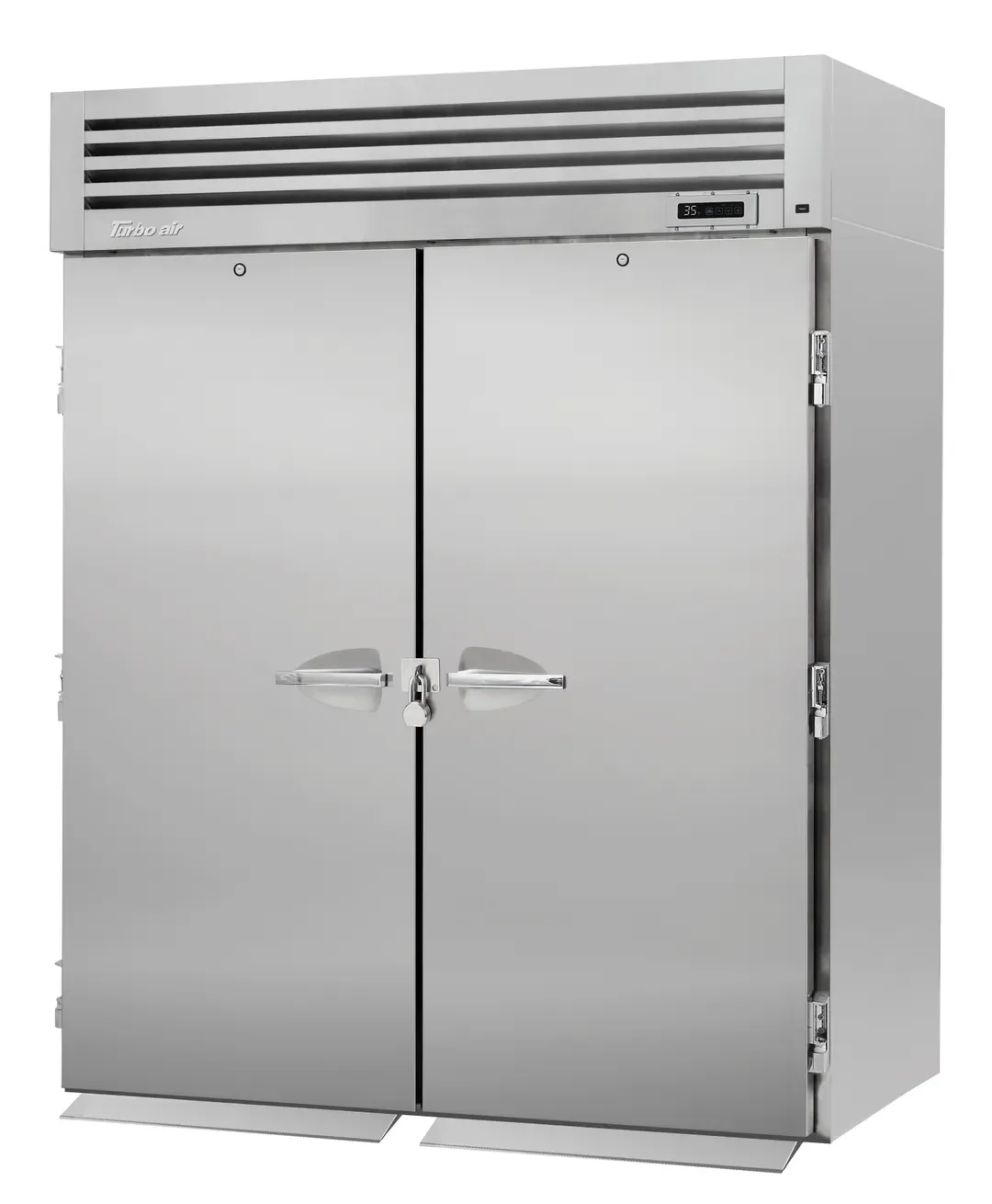Turbo Air PRO-50R-RI-N-CRT 67″ Two Section Roll-In Refrigerator for Correctional Facility, Solid Doors, Top Mount, 82 cu. ft.