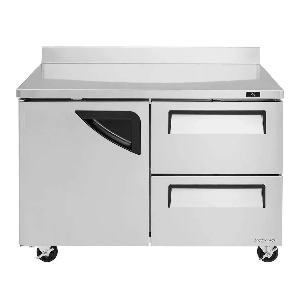 Turbo Air TWF-48SD-D2-N 48″ 2-Section Worktop Freezer w/ 2 Drawers & 1 Door, 12 cu. ft.