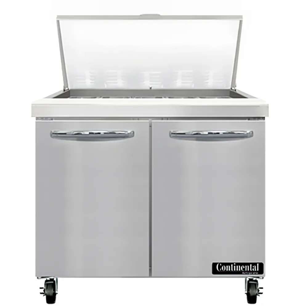 Continental SW36N15M 36″ Sandwich/Salad Prep Table w/ Refrigerated Base, 115v