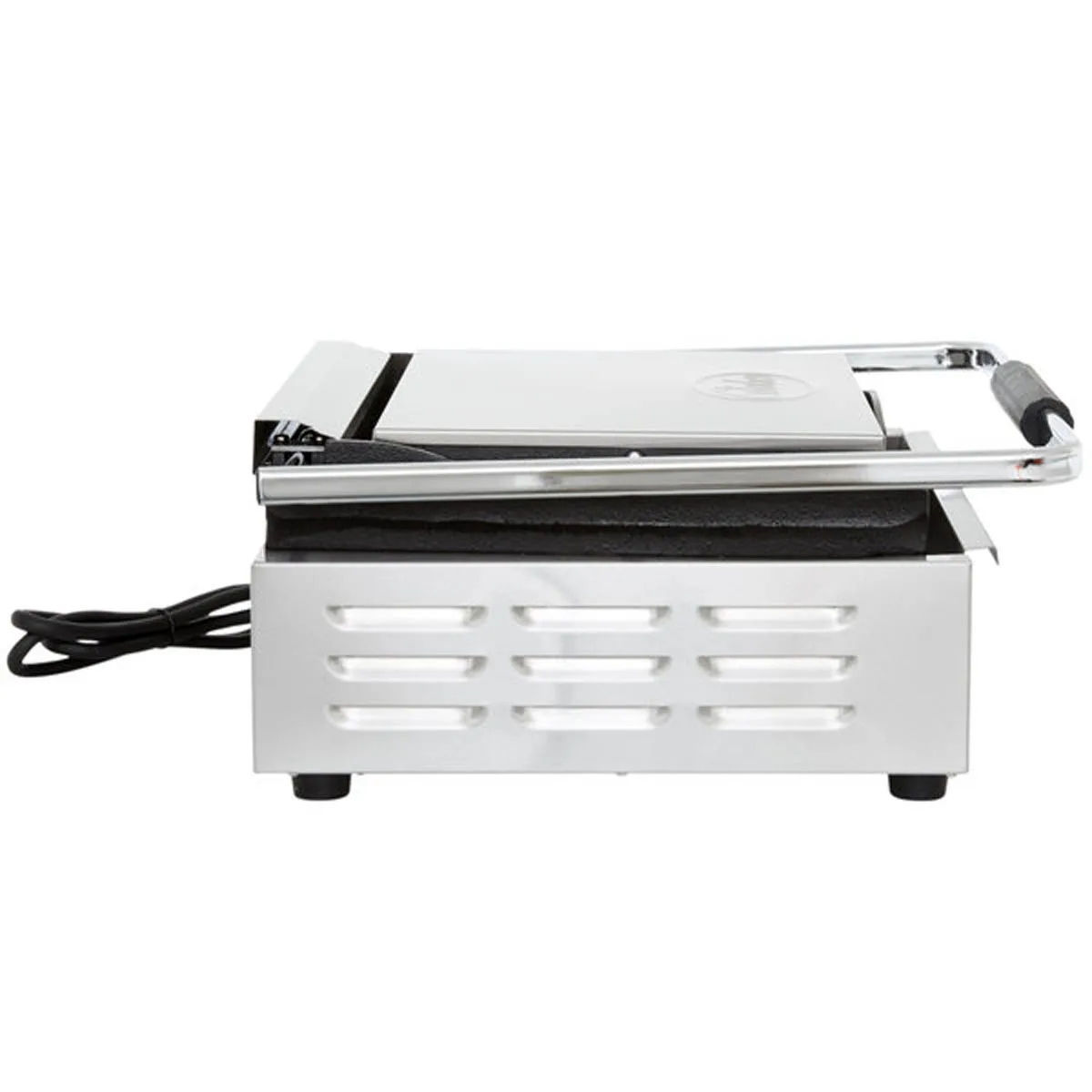 Globe GSG1410 Single Commercial Panini Press w/ Cast Iron Smooth Plates, 120v 3