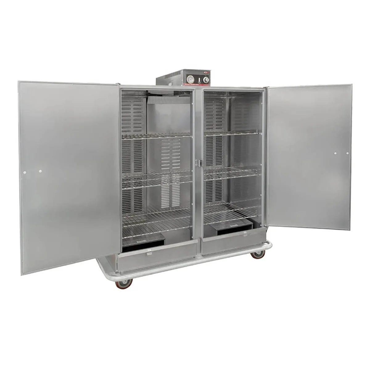 Carter-Hoffmann BB1600 Heated Banquet Cart – (150) Plate Capacity, Stainless, 120v 4