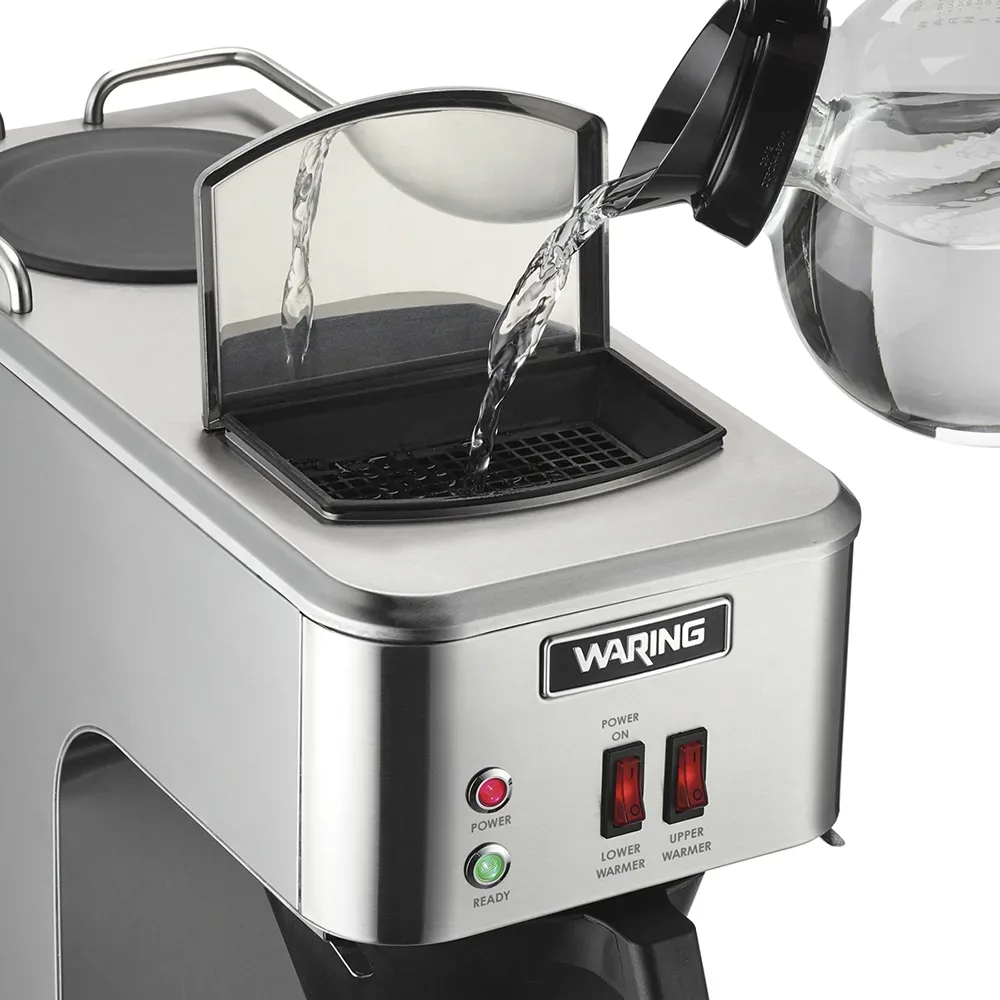 Waring WCM50 Medium Volume Decanter Coffee Maker – Pourover, 3 gal/hr, 120v 3