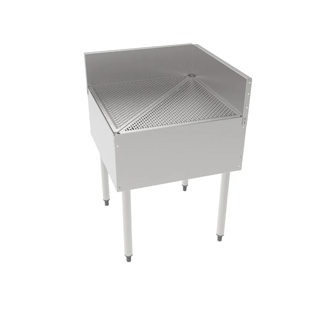 Perlick TSF90D-I Underbar Freestanding Drainboard – 6″ Backsplash, 24″ x 24″