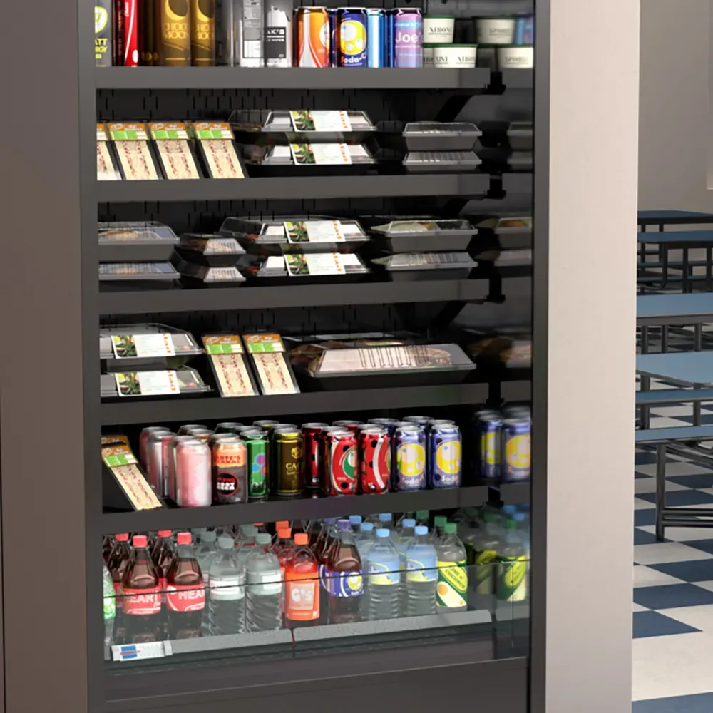 Structural Concepts BN37R 35 5/8″ Oasis® Vertical Open Air Cooler w/ (5) Levels, 208-240v 3