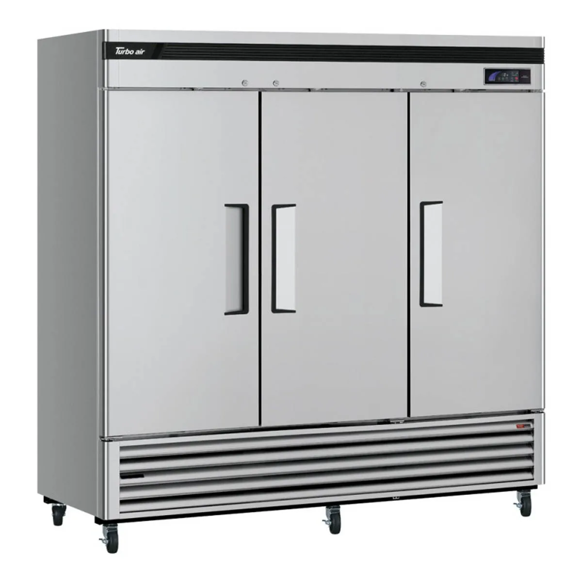Turbo Air TSF-72SD-N 81″ Three Section Reach-In Freezer w/ 3 Solid Doors, Bottom Mount, 64 cu. ft. 2