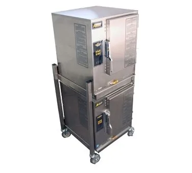 AccuTemp N61201E060 DBL Floor Model Boilerless Gas Convection Steamer