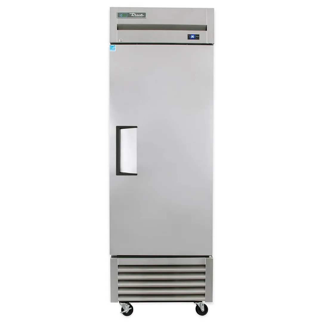 True T-23-HC 27″ One Section Reach-In Refrigerator w/ Solid Door, Bottom Mount, Stainless Steel Front-Aluminum Sides