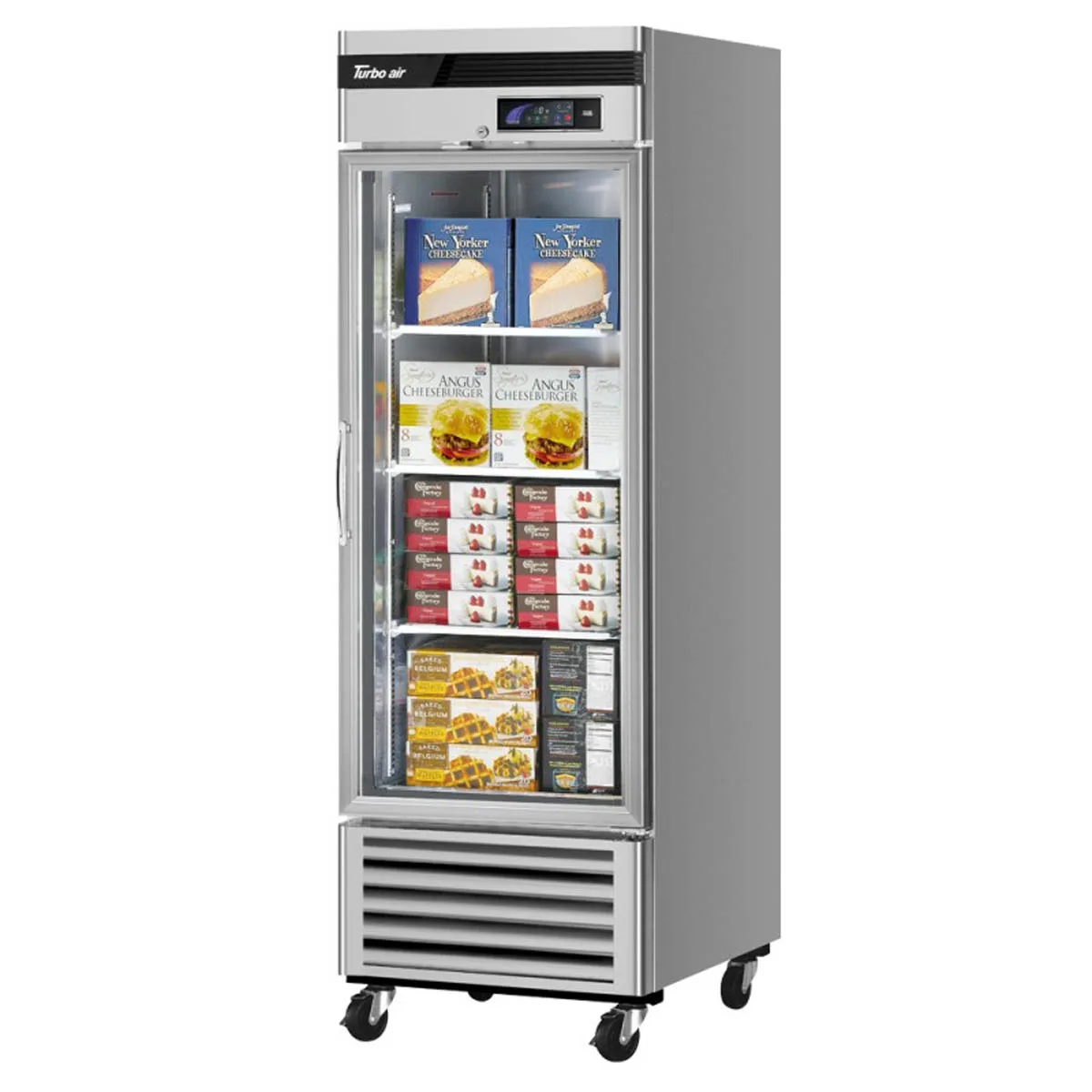 Turbo Air TSF-23GSD-N 27″ One Section Reach-In Freezer w/ Glass Door, Bottom Mount, 19 cu. ft.