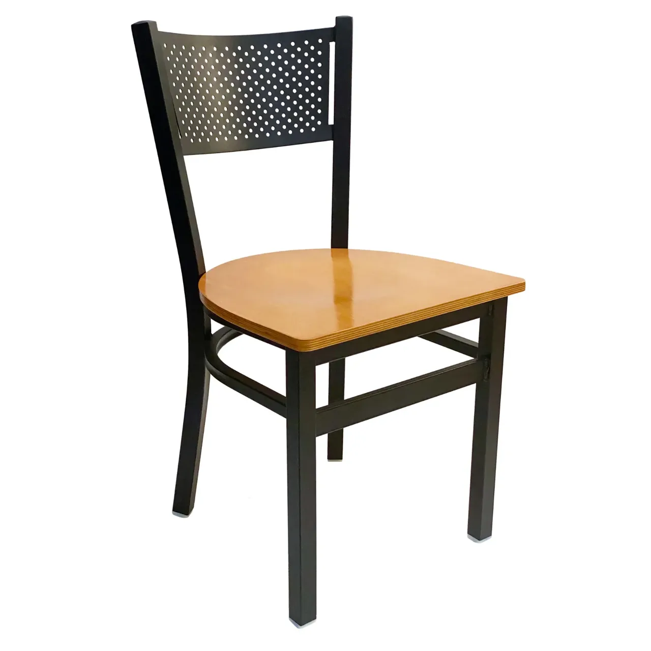 AAA Furniture Wholesale 317 WS-BLK Indoor Side Chair, Black (Quick Ship)