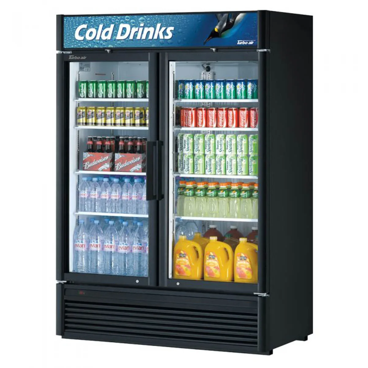 Turbo Air TGM-47SD-N 51″ 2-Section Merchandiser Refrigerator w/ Glass Door, 41.71 cu. ft. 3