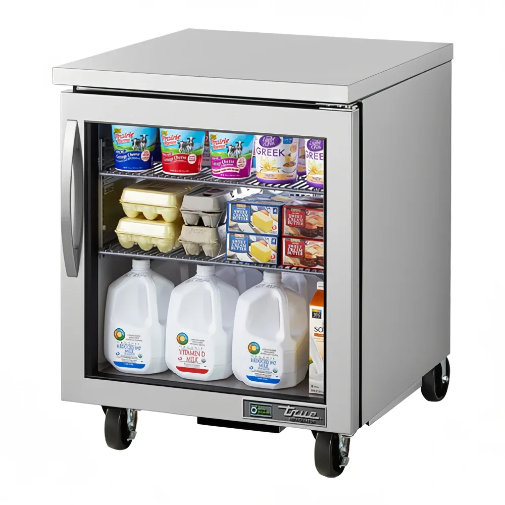 True TUC-27G-HC~FGD01 27″ W Undercounter Refrigerator w/ (1) Section & (1) Door, 115v, Right Hinge