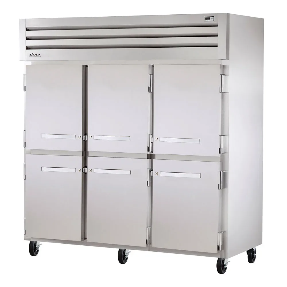True STR3F-6HS-HC 78″ Three Section Reach In Freezer, (6) Solid Door, 115v
