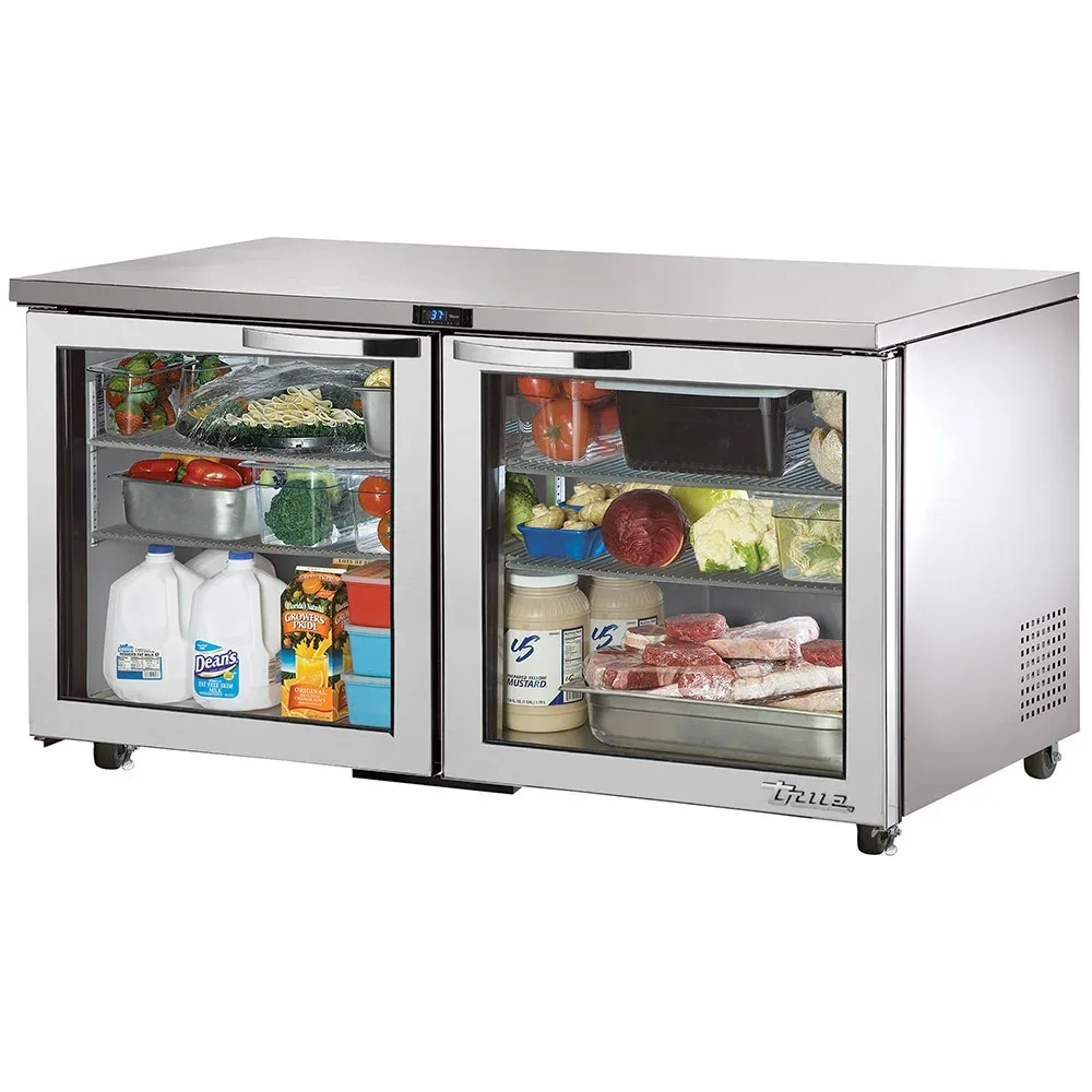 True TUC-60G-HC~SPEC3 60″ W Undercounter Refrigerator w/ (2) Sections & (2) Doors, 115v