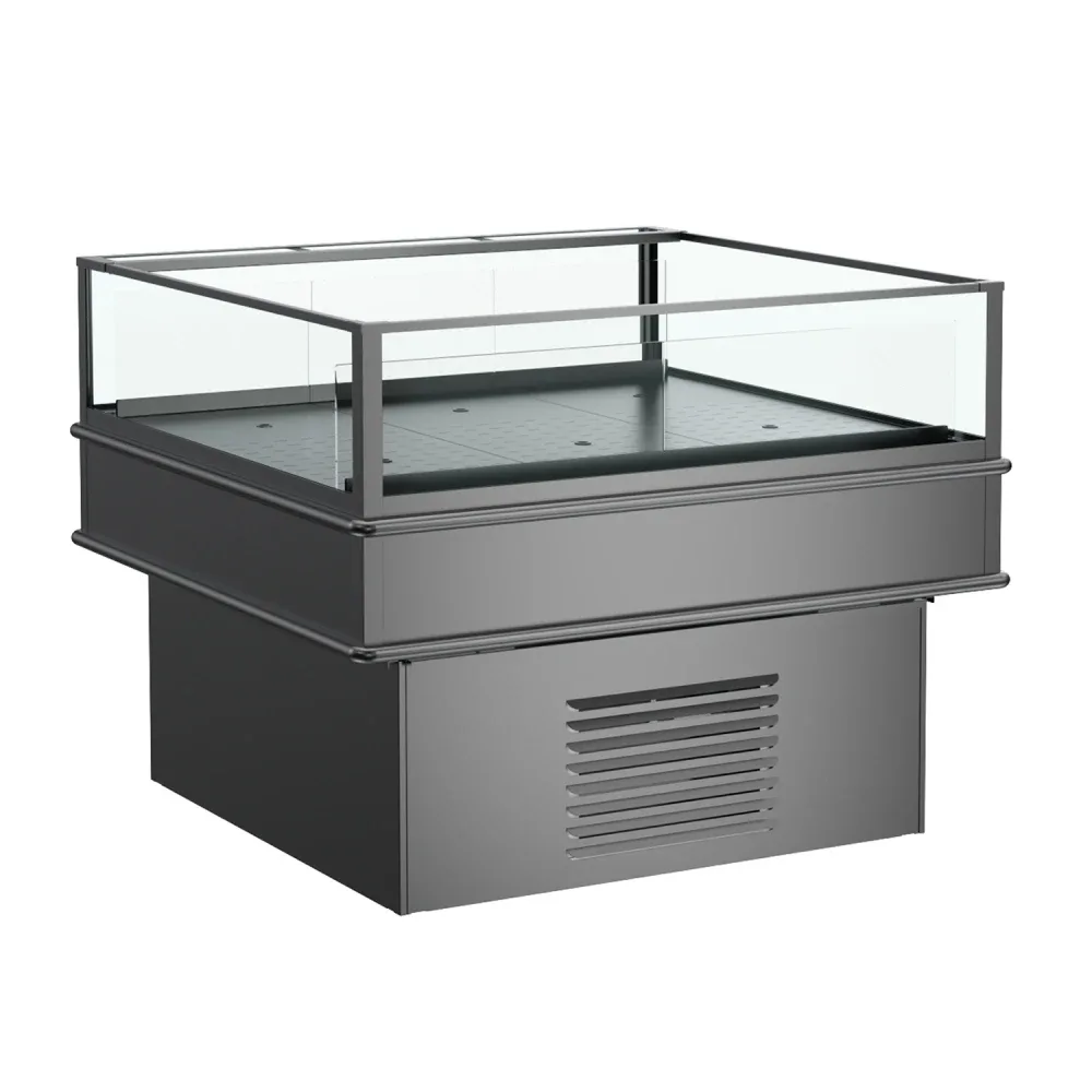 Structural Concepts MI46R 74 1/8″ Oasis® Horizontal Island Open Air Cooler w/ (1) Level, 208-240v