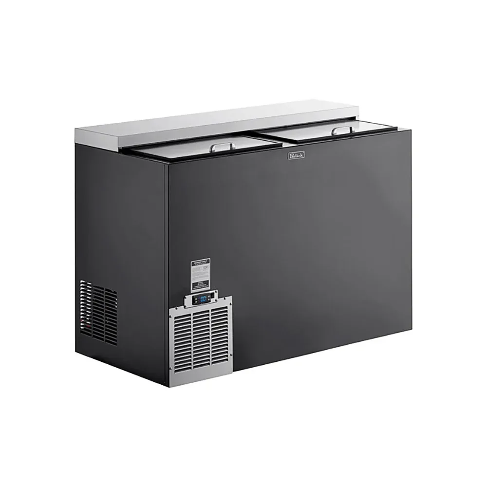 Perlick FR48RT-3 2 Section Glass Chiller w/ 214 Mug Capacity, Black, 120v