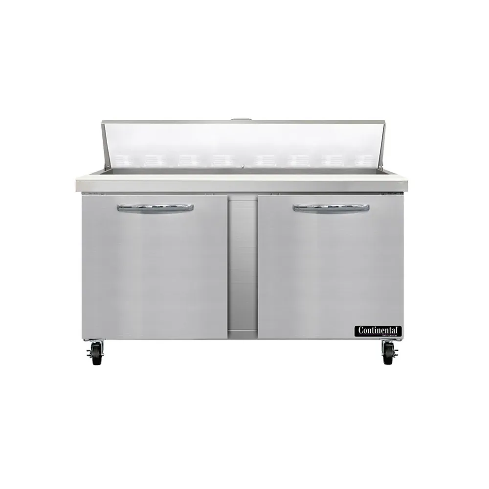 Continental SW60N16 60″ Sandwich/Salad Prep Table w/ Refrigerated Base, 115v
