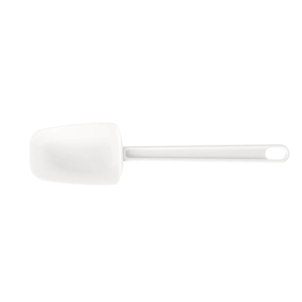 CAC China KUSB-R-10 Commercial Spatula, 10" Rubber Blade, White Handle, BPA Free