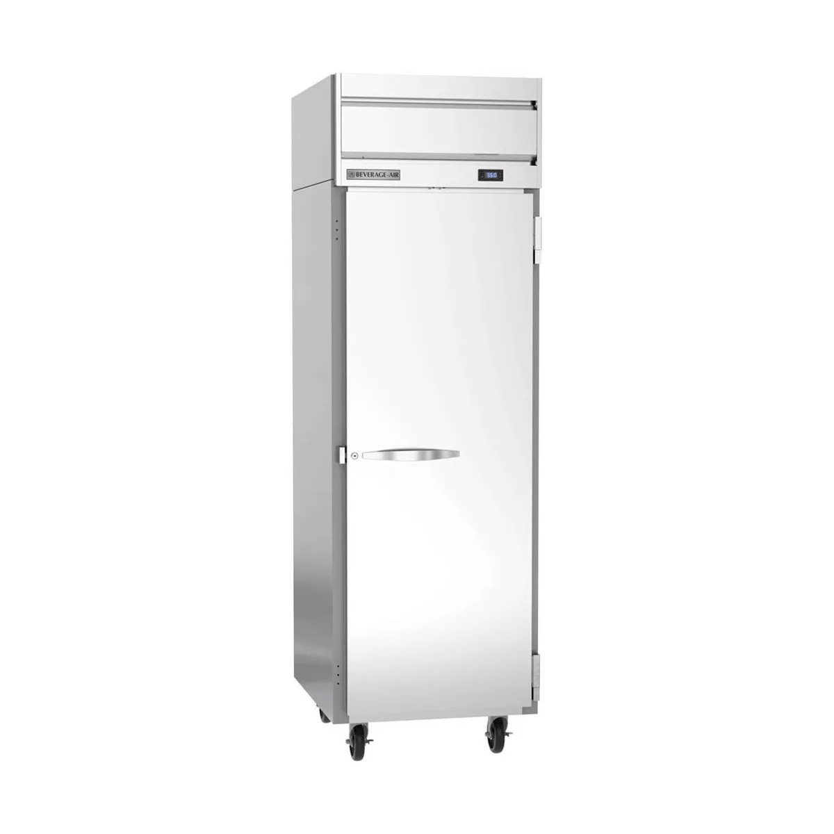 Beverage Air HRS1HC-1S 26" 1-Section Reach-In Refrigerator w/ Solid Full Door, Top Mounted, 1/4 hp, 21 cu. ft.