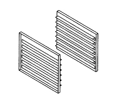 John Boos BUNPR Bun Pan Rack, Holds (8) 18" X 26" Pans, Slides On 3" Centers