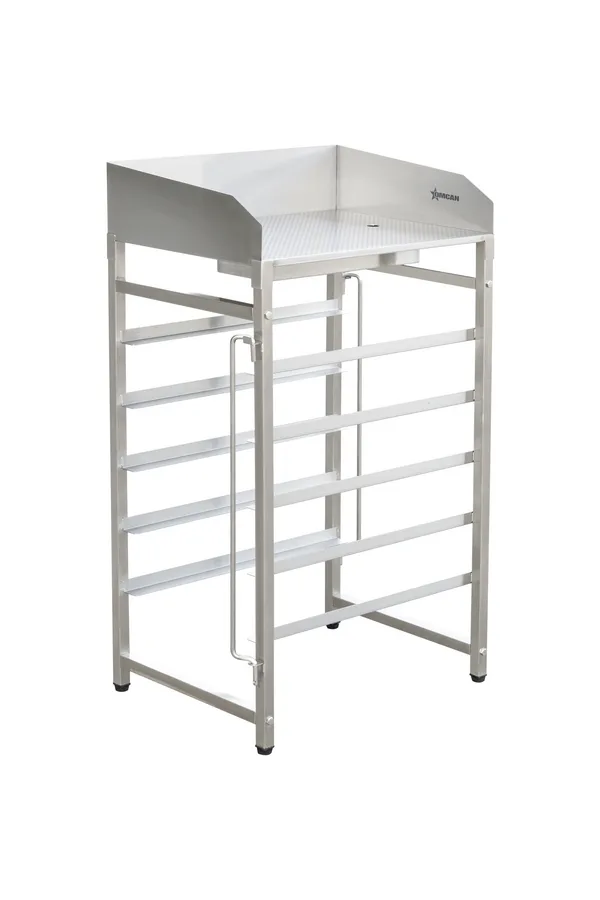 Omcan USA 48179 (48179) French Fry Dump Station, 24"W X 17-1/2"D X 42"H
