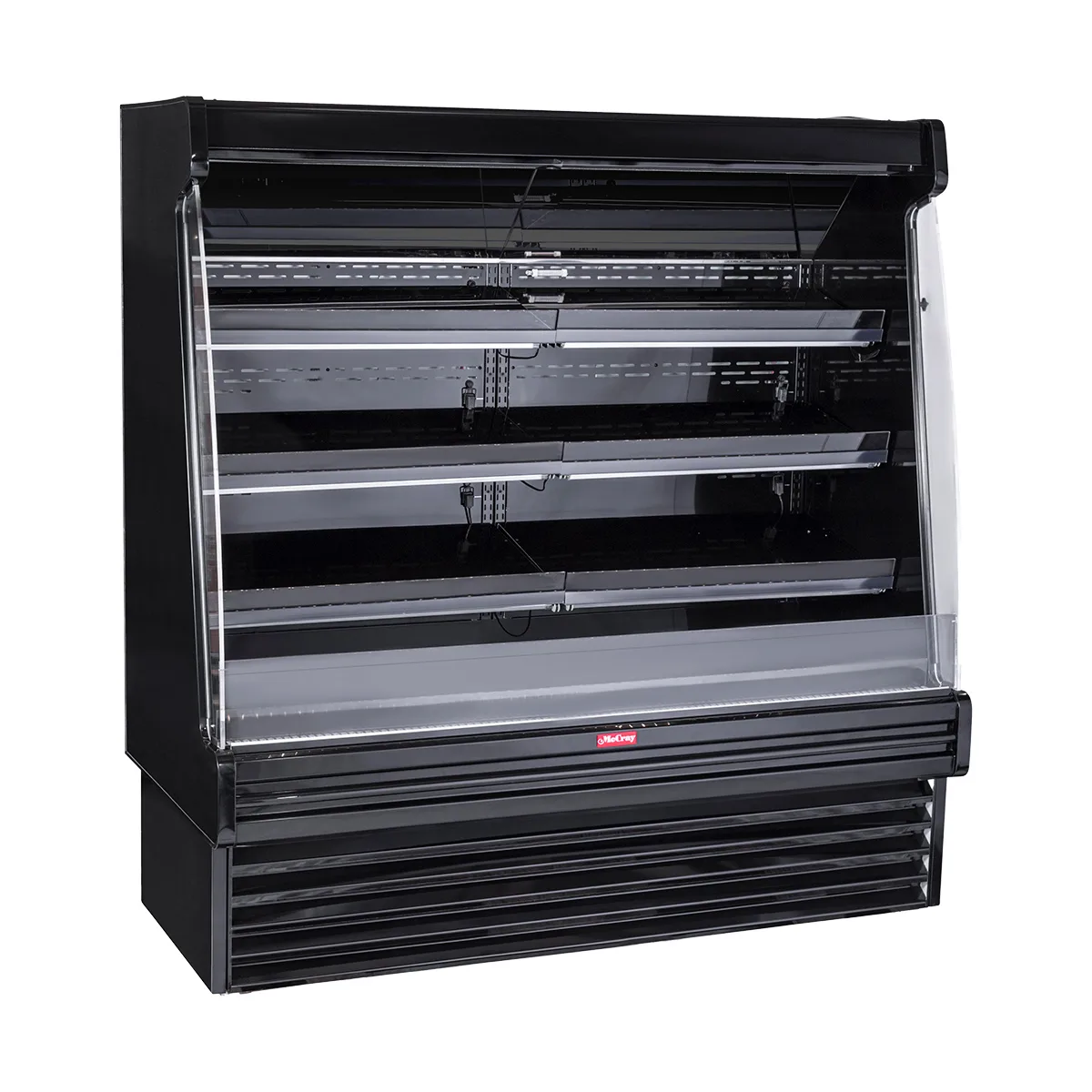 Howard-McCray R-OP35E-10S-B-LED 123" Remote Refrigerated Produce Display Case, Black