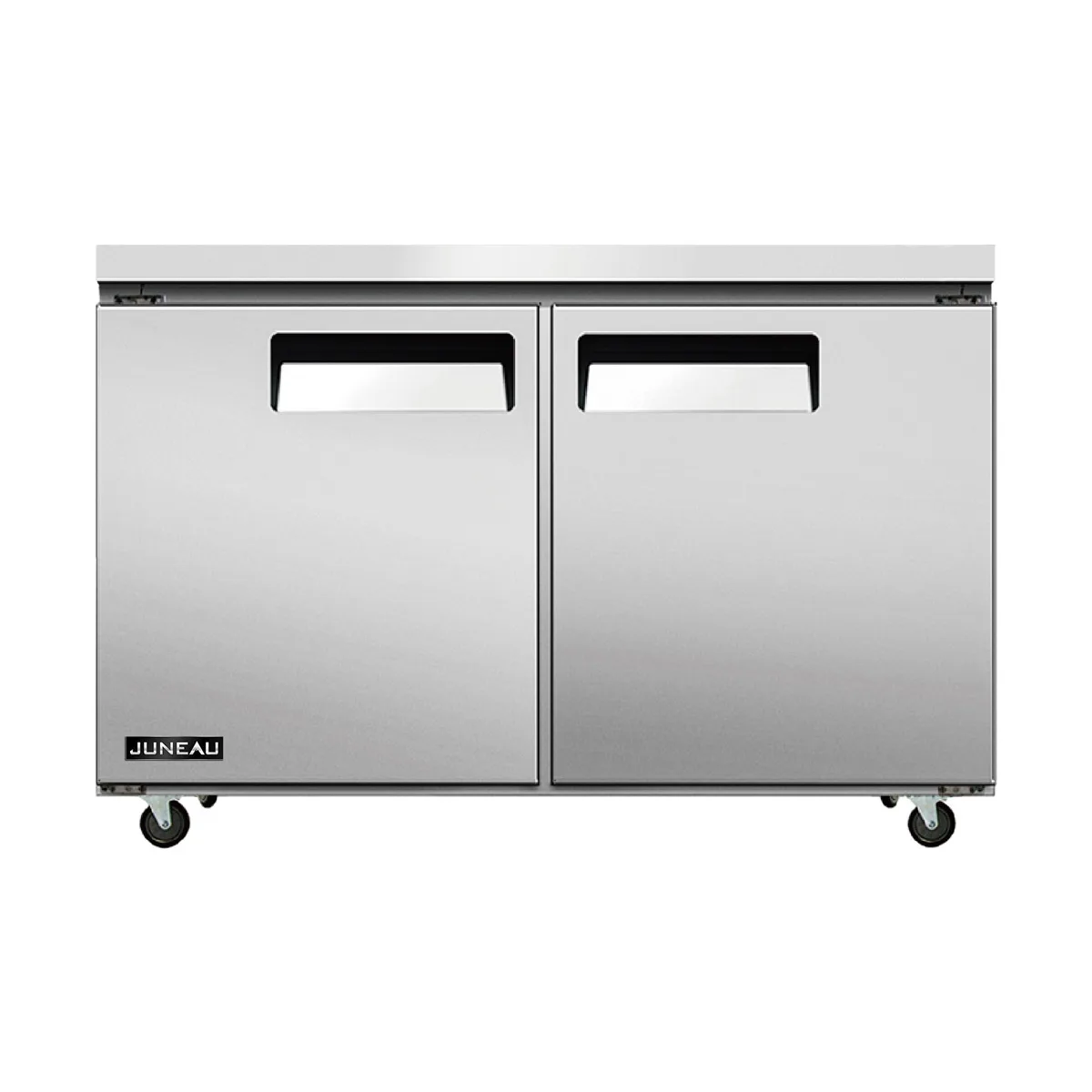 Omcan USA 58014 48" 2-Door Undercounter Refrigerator, Stainless Steel, 6.7 cu. ft.