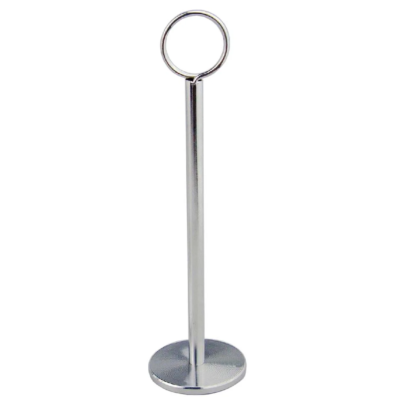 Omcan USA 80014 Table Number Stand – 8" Height, 2" Chrome Plated Base, 7"‑9" Height, Menu Display