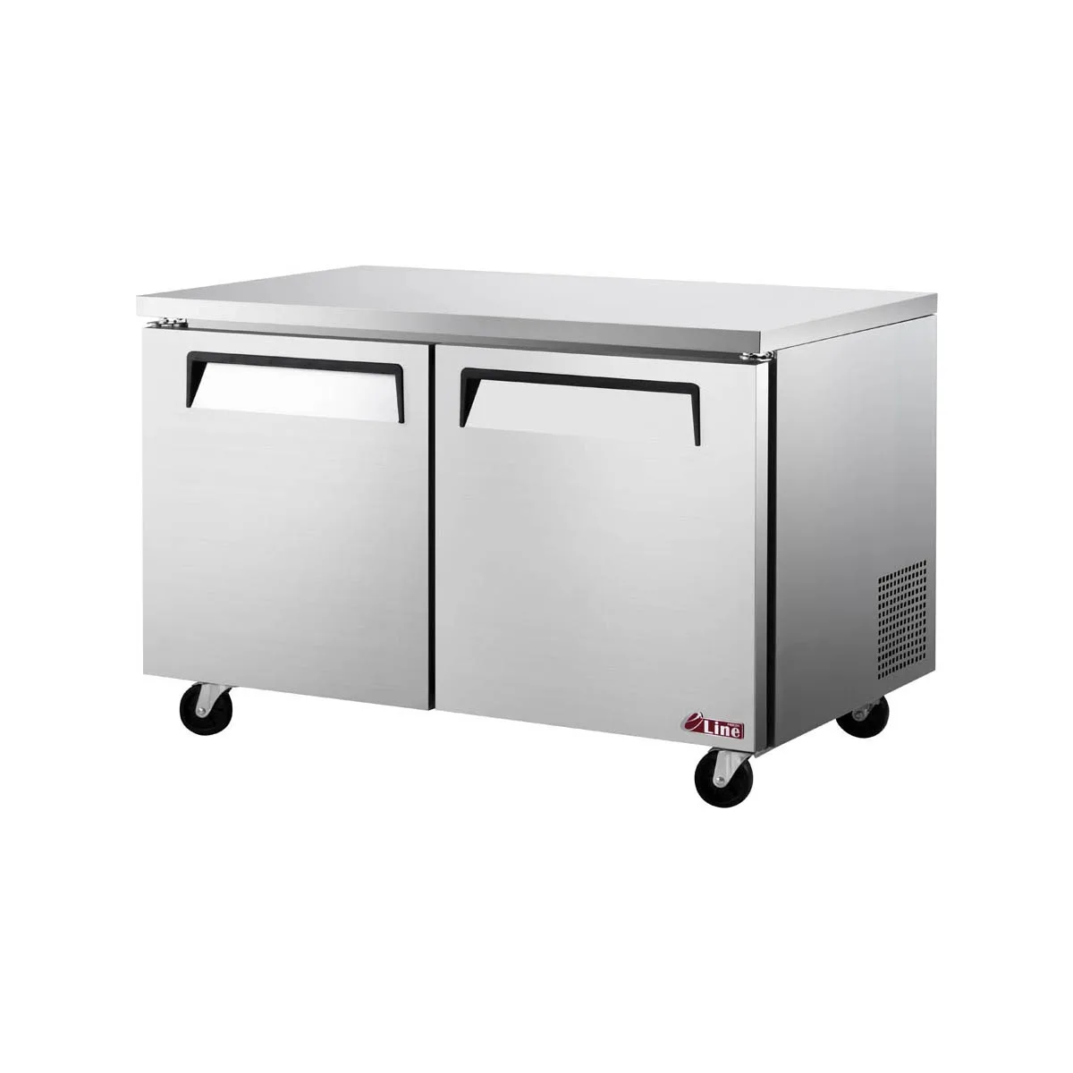 Turbo Air EUR-60-N6-V 60" 2-Section Undercounter Refrigerator w/ 2 Doors, 17 cu. ft.