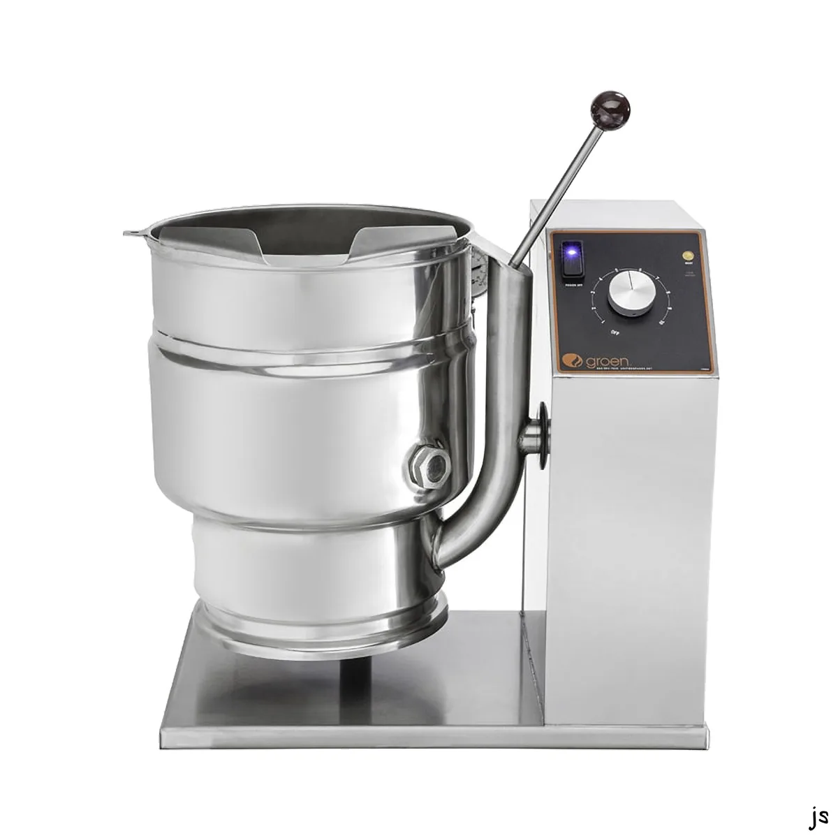 Groen TDH-40C 10 Gallon Countertop Tilting 2/3 Steam Jacketed Gas Kettle, 52.000 BTU