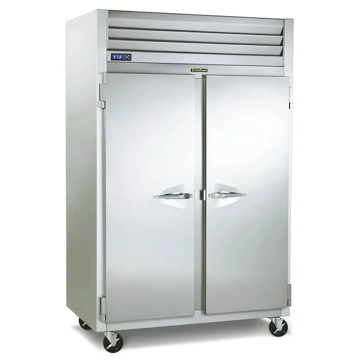 Traulsen G20014P 52" 2-Section Pass-Thru Refrigerator w/ 4 Solid Doors (left/right hinged), R450A, 48.87 cu. ft.