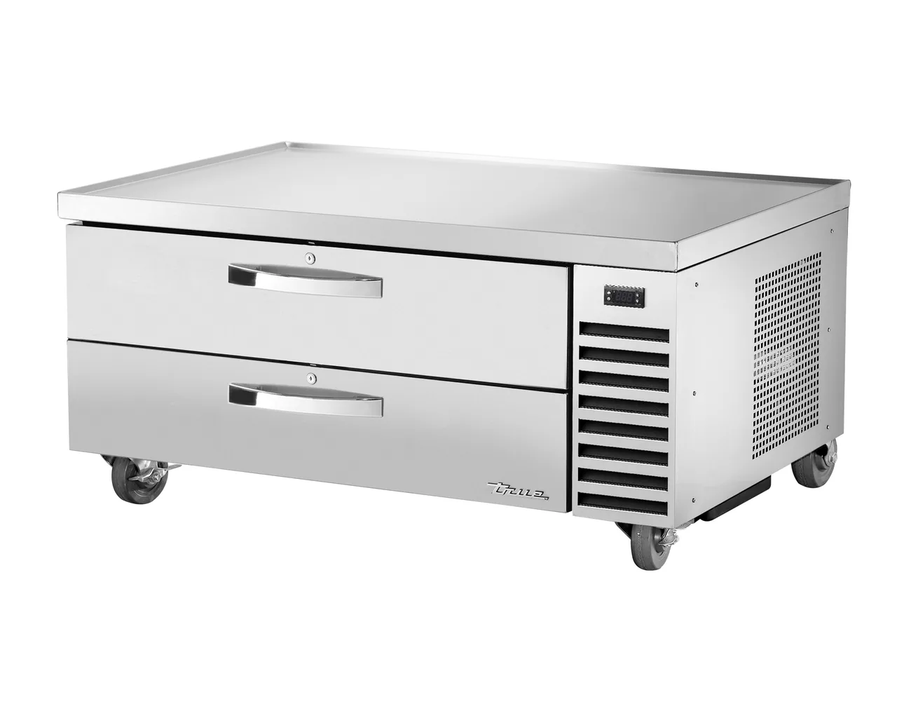 True TRCB-52-HC~SPEC3 52" 2 Drawers Refrigerated Chef Base, (6) 12" x 20" Pan Capacity