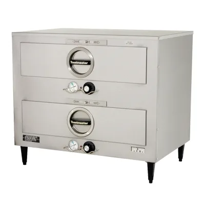 Toastmaster 3B84DT09 Food Warming Drawer Unit, Free Standing, (2) Drawers