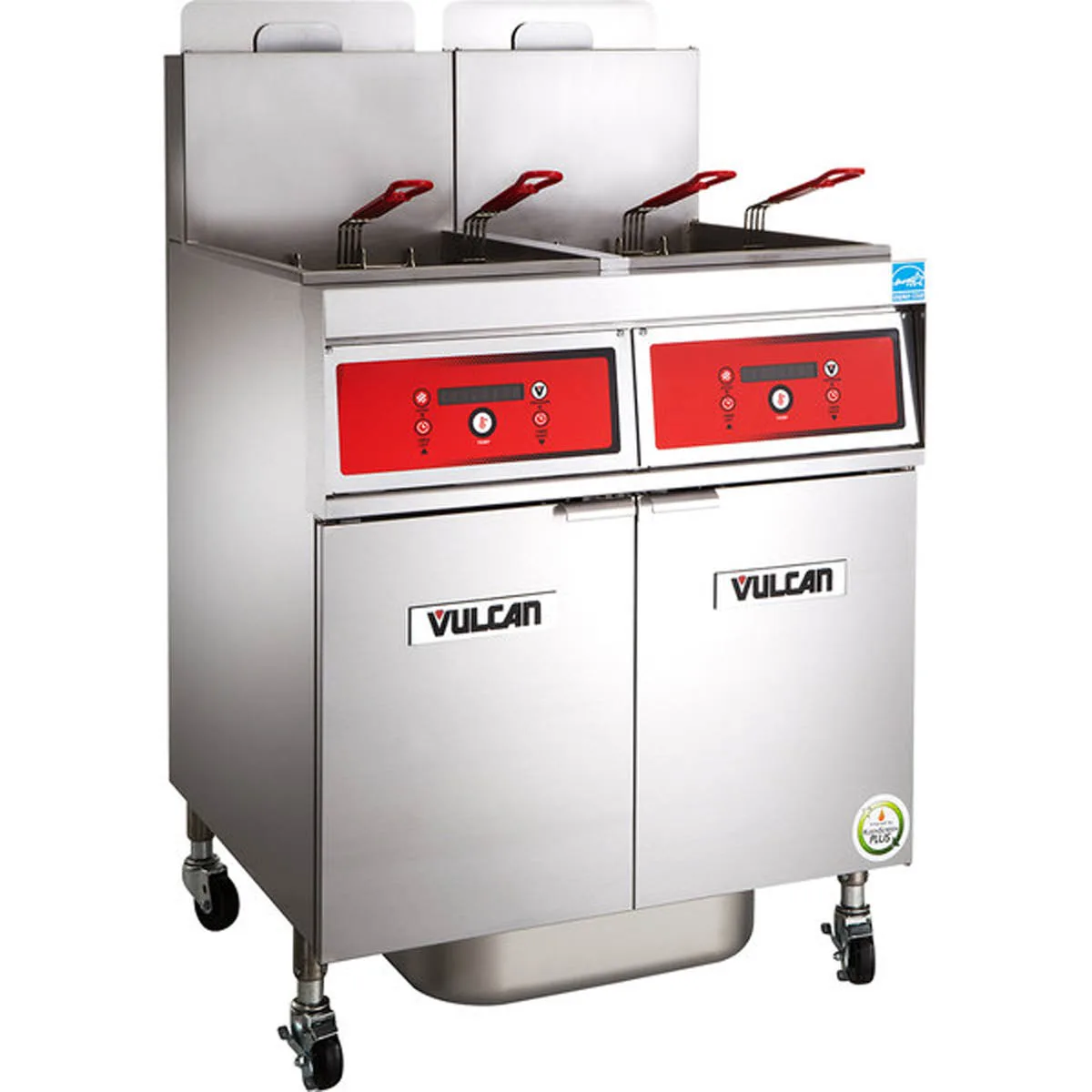 Vulcan 2TR45DF 31" Powerfry3™ Multiple Battery Gas Fryer w/ (2) 50 lbs, Frypots, Filtration System