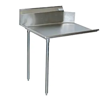 Serv-Ware CDT36L-CWP 36" Clean Straight Dishtable w/ Left Table, 11" Backsplash, Galvanized Legs