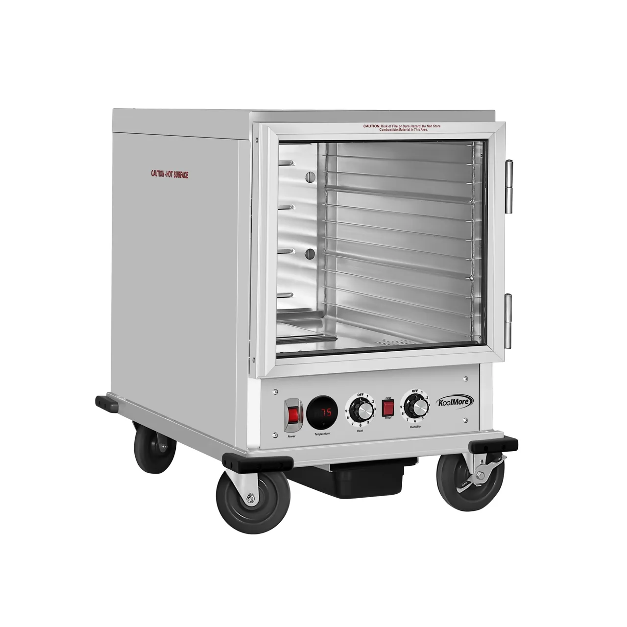 Koolmore KM-CHP12-SIGL Half Height Insulated Heated Holding/Proofing Cabinet