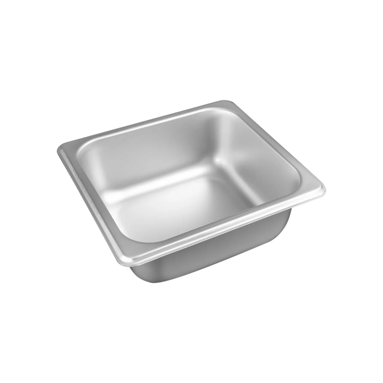 CAC China STPS-S25-2 Steam Table Pan, 1/6-Size, 2-1/2" Deep, 25‑Gauge Stainless, Dishwasher Safe