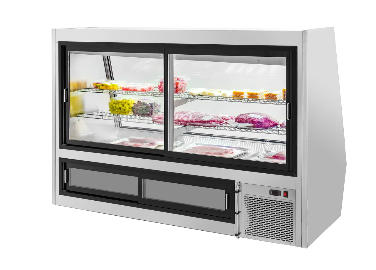 Migali C-DS-6 Deli Display Case 71.8"W x 55.4"H 34.5 cu ft Glass Sliding Doors Stainless R290