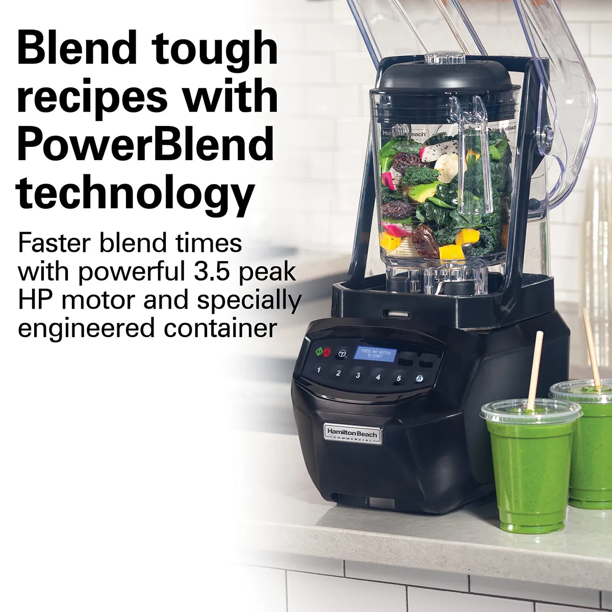 Hamilton Beach HBH855-CE Summit® Edge High Performance Blender, 3.5 Hp Motor