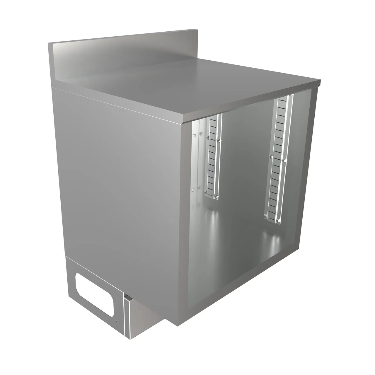 BK Resources UBC-B-21-F24 Call Series Underbar Cabinet, Flat Top, Pedestal Base