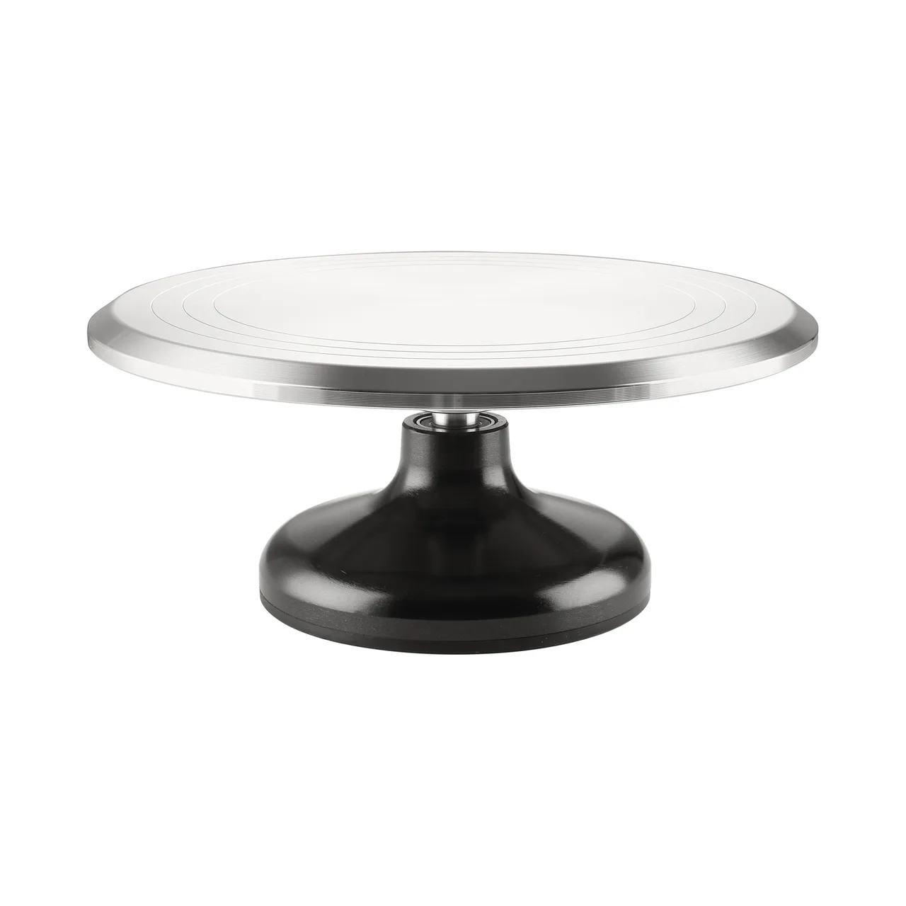 CAC China B9CK-12AL Cake Stand, 12" Diameter Revolving Metal Display Stand for Cakes and Pies - 12"