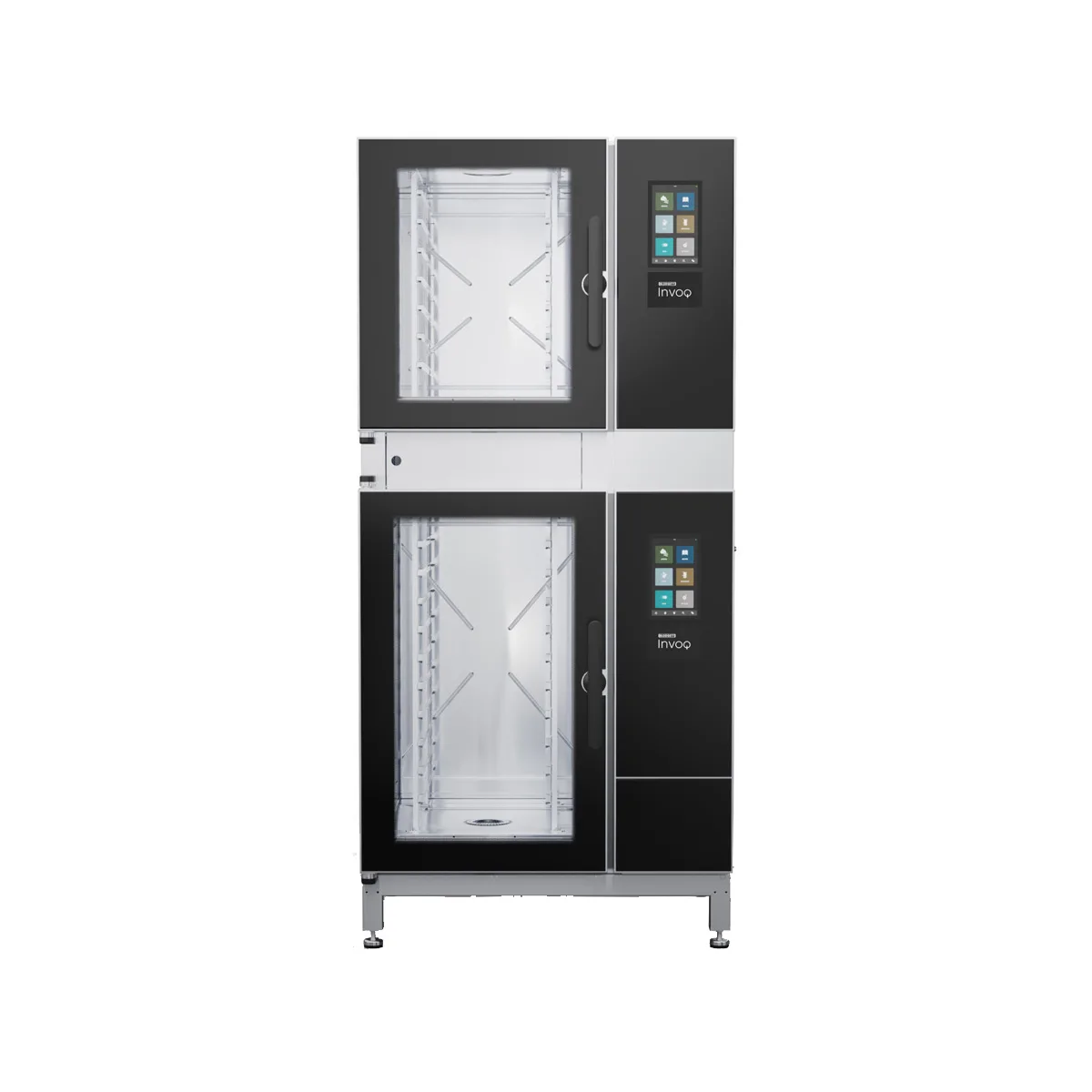 Blodgett INVOQ 61BE/101BE Full Size Double Stacked 12 Pan Electric Combi Oven w/ Touchscreen, Boiler, 208/240V