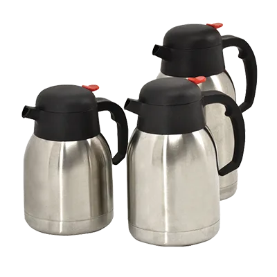 Omcan USA 40564 Thermal Carafe Server, 1.5‑Liter (50.7‑66 oz) Double‑Wall Stainless Steel