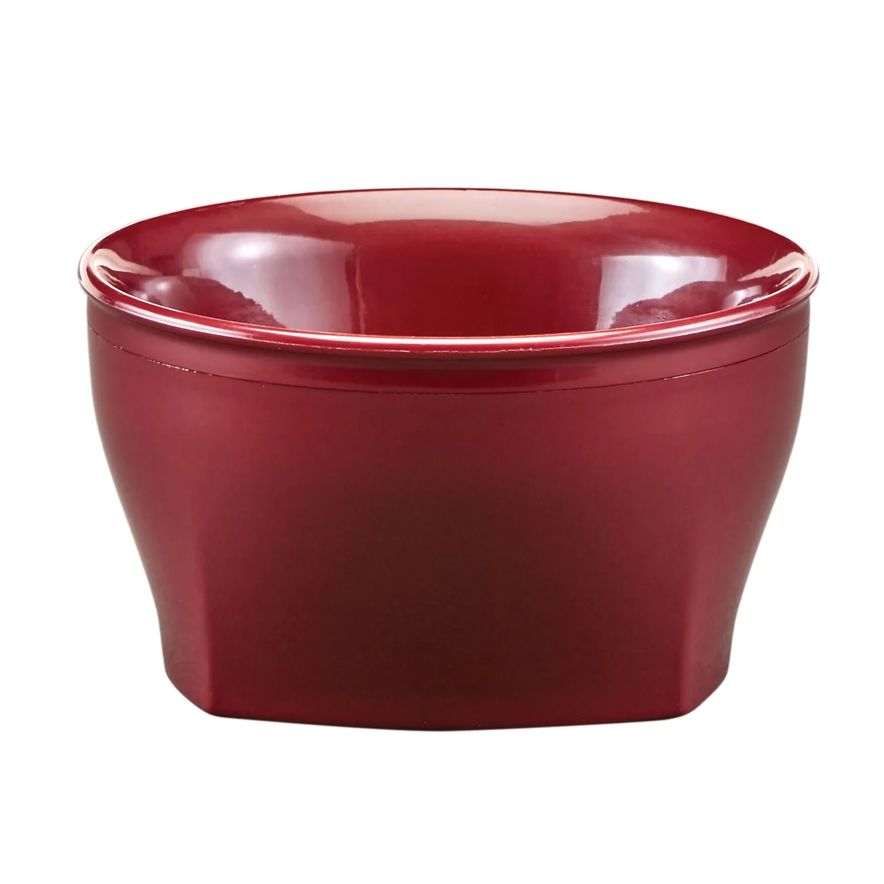 Cambro MDSHB9487 Plastic Bowl, 9 oz, 4-3/8" × 2-2/5" Size, Red Polypropylene, Dishwasher Safe, NSF